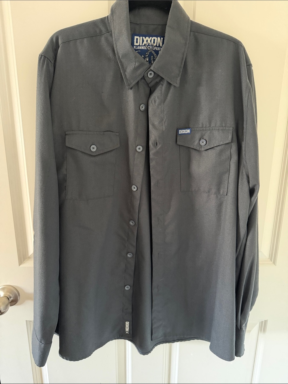 DIXXON ‘THE KRAKEN’ Men's Charcoal Button-Up Shirt Proprietary Blend